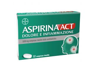 Aspirinaact dolore e infiammazione 1000 mg compresse rivestite