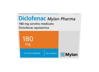 Diclofenac mylan pharma 180 mg cerotto medicato