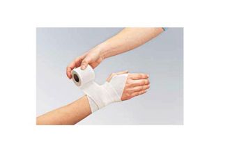 Benda elastica medicata autoadesiva fortelast plus con ossido di zinco 10x450 cm