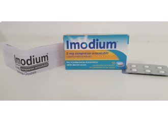 Imodium 2 mg compresse orosolubililoperamide cloridrato