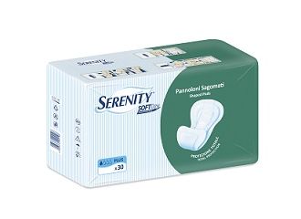 Pannolone per incontinenza serenity softdry sagomato traspirante formato plus 30 pezzi