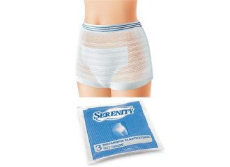 Mutandina elastica rettangolare a rete serenity s 3 pezzi
