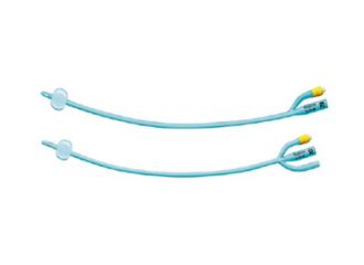 Catetere vescicale a permanenza foley silasil plus adulto per irrigazione a 3 vie con palloncino in silicone 2 fori laterali ch22 1 pezzo