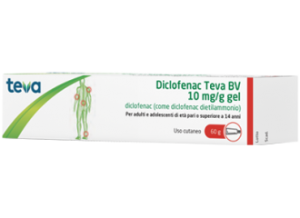 Diclofenac gel 10mg/g  60gteva