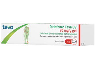 Diclofenac gel 20mg/g  60gteva