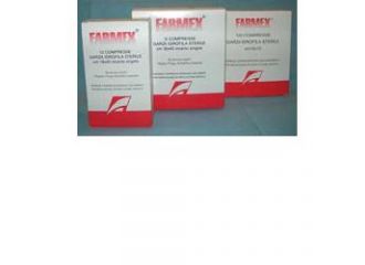 Garza compressa idrofila farmex 20fili 18x40cm 12 pezzi