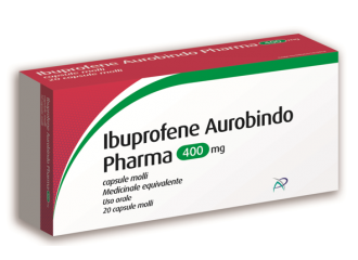 Ibuprofene aurobindo pharma 400 mg capsule molli  medicinale equivalente