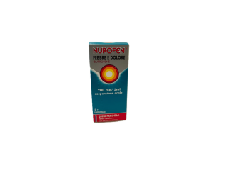 200 mg/5 ml sospensione orale gusto fragola senza zucchero flacone in pet da 100 ml con siringa dosatrice
