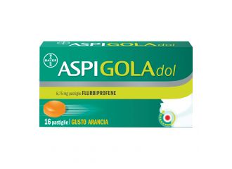Aspigoladol 8,75 mg pastiglie gusto arancia  flurbiprofene