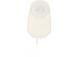 Sacca urostomia stanrd trasparente con barriera protettiva in stomahesive valvola antireflusso e rivestimento in tessuto esteem uro 13/45mm 10 pezzi