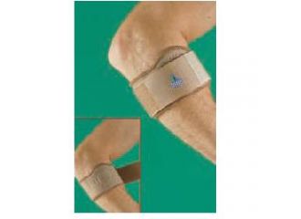 Gomitiera in neoprene tennis oppo. la zona circolare offre il punto di maggiore pressione sul muscolo o sul polso.chiusura regolabile che permette di fornire la tensione desiderata