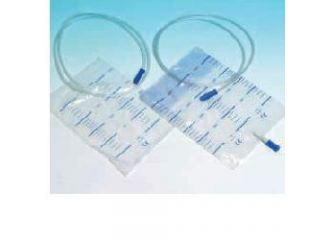 Sacca raccolta urina da letto 2 litri 130cm con scarico e valvola antireflusso 30 pezzi