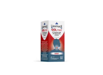 Lisomucilgolmed 8,75 mg/dose spray per mucosa orale, soluzione flurbiprofene