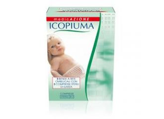 Benda icopiuma a compressione fisiologica rete ombelicale con garze sterili 1 pezzo