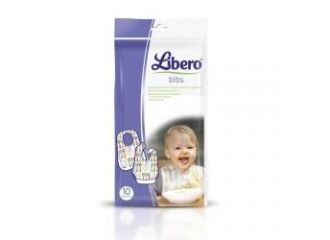 Libero easy meal bavaglia monouso per bambino 10 pezzi