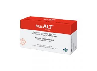 Mucalt flu 8 oral stick monodose