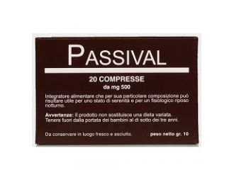 Passival estratto erboristico 20 compresse