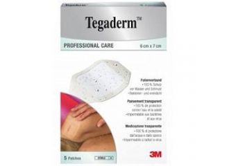 Tegaderm medicazione impermeabile trasparente 5 pezzi 6x7 cm