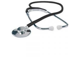 Fonendoscopio logiko a testa piatta diametro 45 mm altezza 10 mm tubo ad y diametro 5 mm lunghezza 60 cm