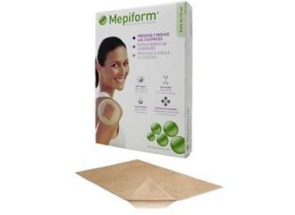 Medicazione mepiform atraumatica per cicatrici e cheloidi non sterile 5x7,5cm 5 pezzi