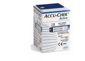 Strisce misurazione glicemia accu-chek aviva brk retail 25 pezzi