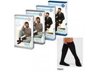 Man support 18 cotone gambaletto 18 nero 2