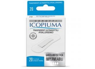 Cerotto icopiuma trasparente medio 20 pezzi