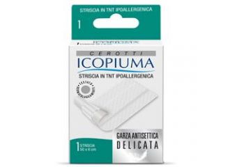 Cerotto strisce icopiuma in tessuto non tessuto 6x50 cm