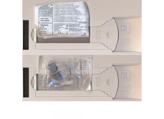 Ago butterfly standard winged set gauge 27 0,4x19 mm con alette guida cannula di raccordo volume 0,44 ml grigio