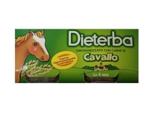 Dieterba omogeneizzato cavallo 3 pezzi 80 g