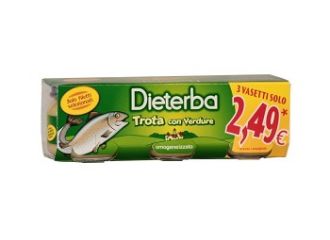 Dieterba omogeneizzato trota 3 pezzi 80 g