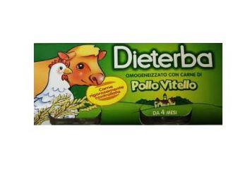 Dieterba omogeneizzato vitello pollo 3 pezzi 80 g
