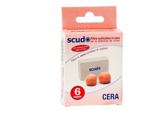 Tappo auricolare earplug scudo in cera 6 coppie 12 pezzi articolo 7en081