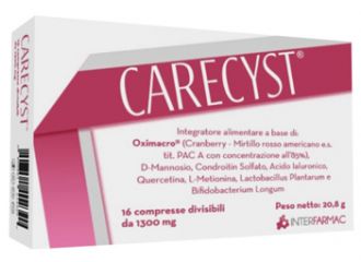 Carecyst 16 compresse divisibili da 1300 mg