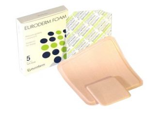 Medicazione non adesiva in schiuma di poliuretano idrocellulare altamente assorbente 10x10cm 10 pezzi