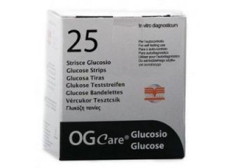 Strisce misurazione glicemia ogcare 25 pezzi