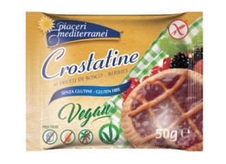 Piaceri mediterranei crostatine frutti di bosco 50 g