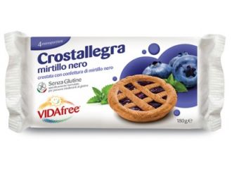 Vidafree crostallegra mirtillo nero 180 g