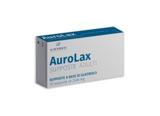 Supposte aurolax glicerolo 2500 mg 18 supposte