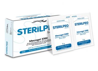 Sterilpeg macrogol 3350 10 bustine bipartite 10 g