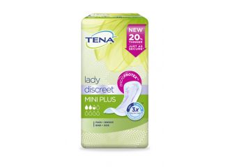 Pannolone sagomato tena discreet mini plus 16 pezzi