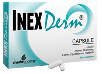 Inexderm 30 capsule blister astuccio 15,75 g