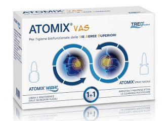 Atomix vas kit per igiene funzionale delle vie aeree superiori atomic wave + spray