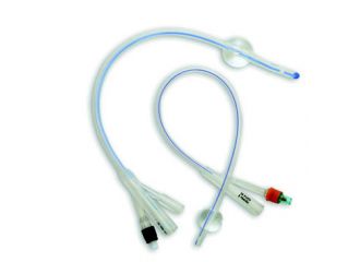 Catetere foley 2 vie 100% silicone securdrain con linea radio opaca standard 2 vie ch16 palloncino 5/10ml punta nelaton astuccio 1 pezzo