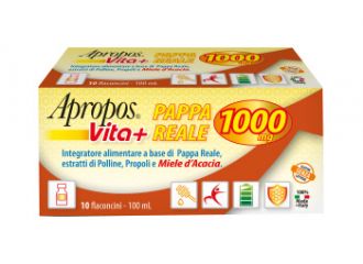 Apropos vita+ pappa reale 1000mg 10 flaconcini da 10 ml