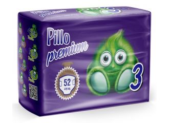 Pannolino pillo premium dryway midi 52 pezzi