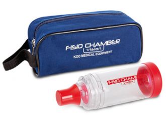 Fisiochamber vision plus camera inalazione anti statica con boccaglio