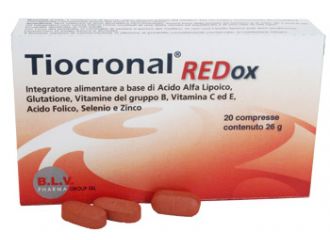 Tiocronal redox 20 compresse