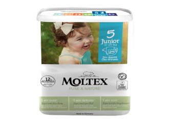 Pannolini moltex pure & nature junior 11-25 kg taglia 5 25 pezzi