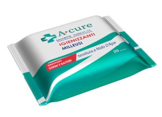 Salviettina igienizzante milleusi a+cure 20 pezzi